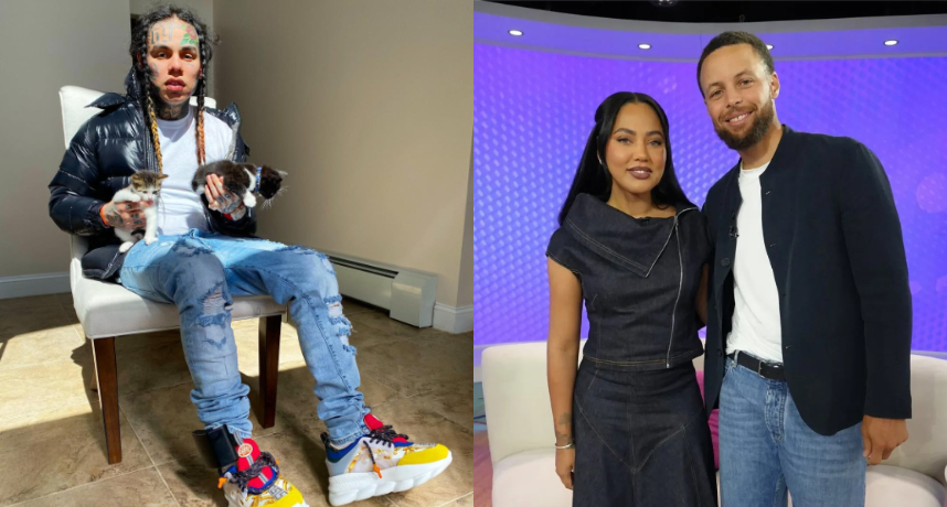 饒舌歌手 6ix9ine 聲稱曾與 Curry 妻子有染，隔日住家遭人搶劫被諷「禍從口出」！
